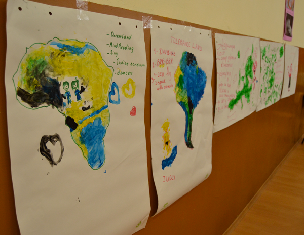 Imágenes de los distintos mapas de la tolerancia creados por los alumnos.