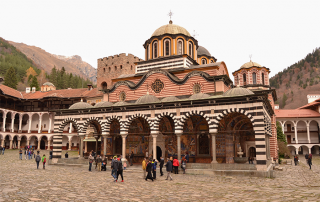 Imagen del Monasterio de Rila, en Bulgaria.