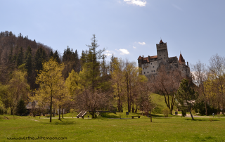Vista del Castillo de Drácula, en Bran (Rumanía).