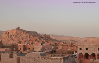 Atardecer en Aït Ben Haddou, Uarzazat (Marruecos).