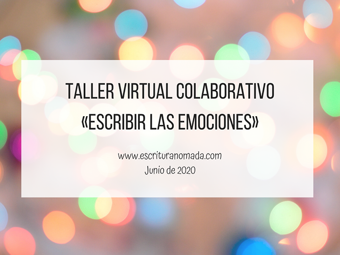 Taller virtual «Escribir las emociones»